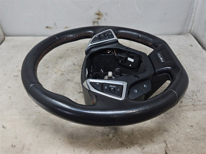 2017 CAMARO LEATHER STEERING WHEEL AUTO PADDLES 33674 - image 3