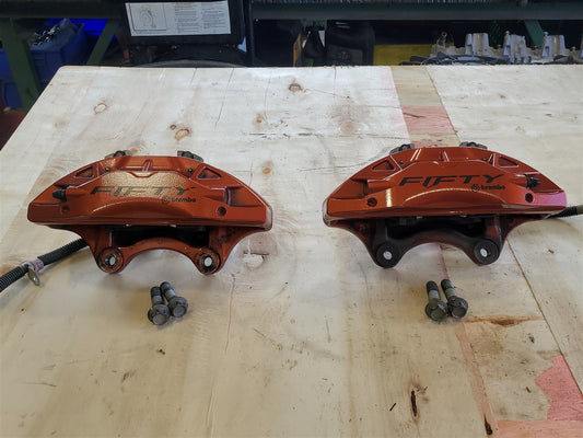 2017 CAMARO FIFTY FRONT & REAR ORANGE CALIPERS 33696 - image 2
