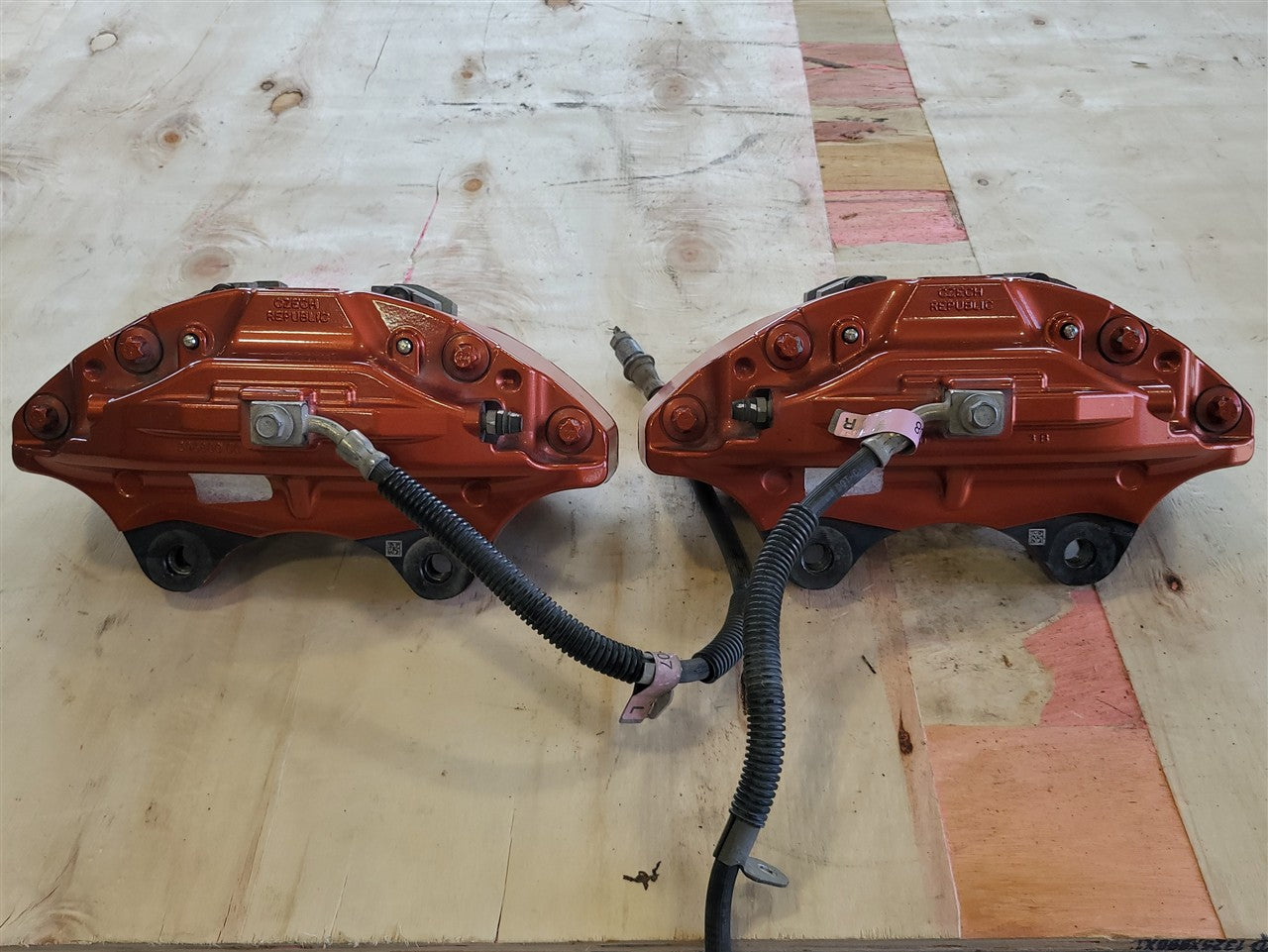 2017 CAMARO FIFTY FRONT & REAR ORANGE CALIPERS 33696 - image 5