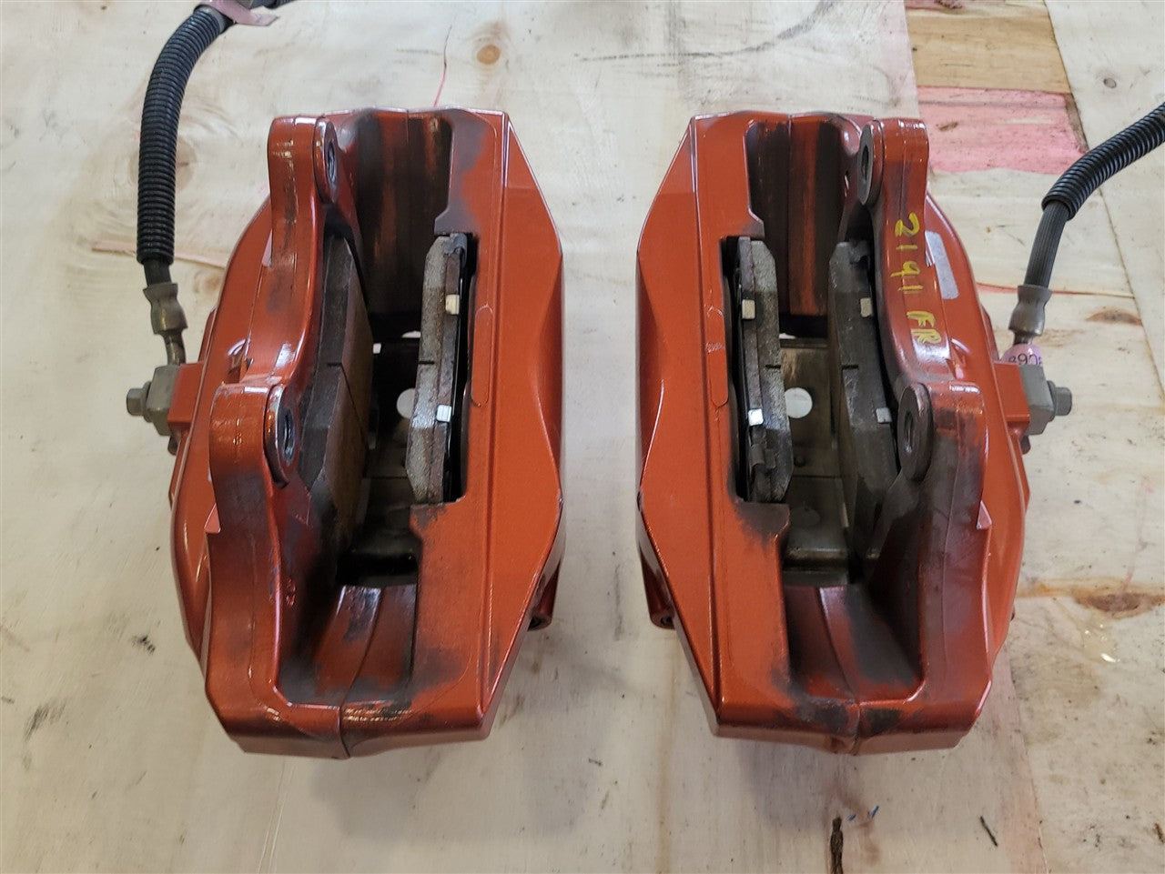 2017 CAMARO FIFTY FRONT & REAR ORANGE CALIPERS 33696 - image 8
