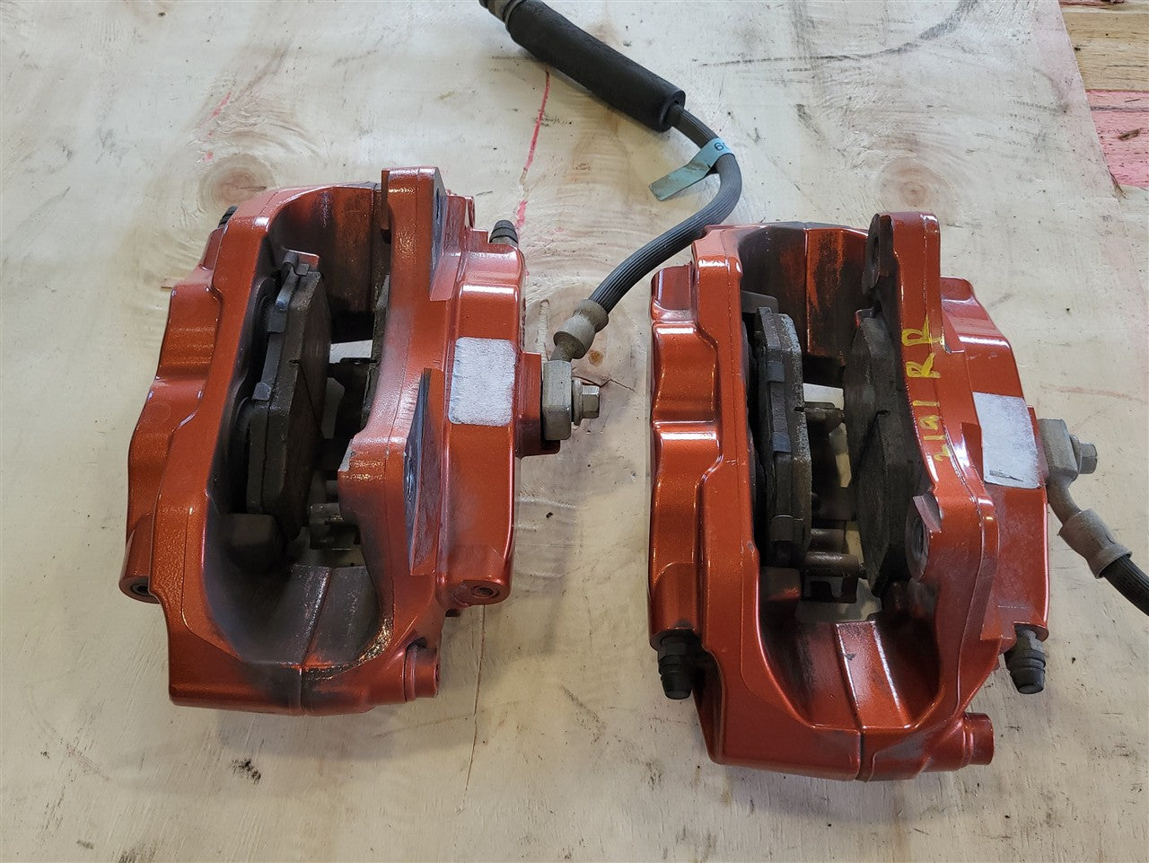 2017 CAMARO FIFTY FRONT & REAR ORANGE CALIPERS 33696 - image 15