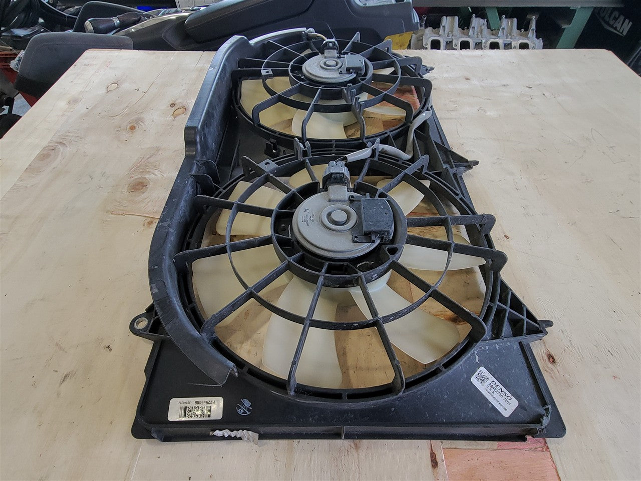 2014 CAMARO RADIATOR COOLING FANS DUAL 61K 33718 - image 8