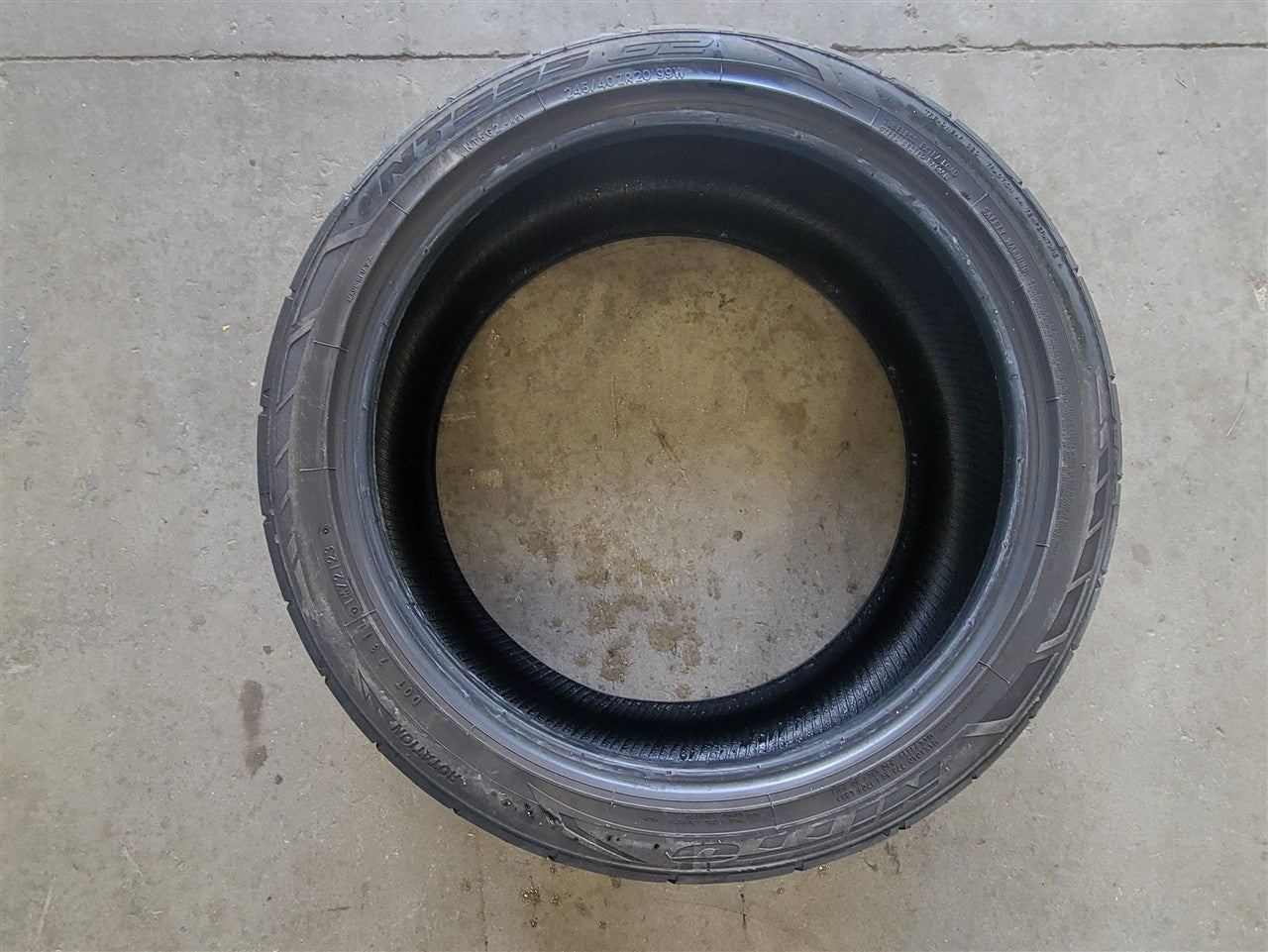 2017 CAMARO 245/40R20 NITTO NT555 G2 TIRE 7/32" 33756 - image 6