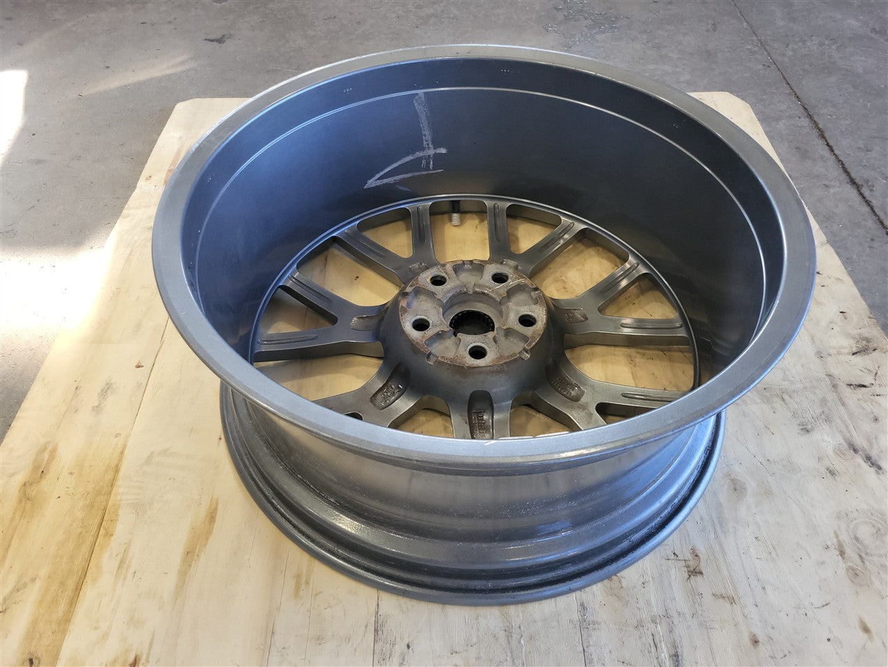 2014 CAMARO 21" FRONT WHEEL HYPER SILVER TNYRASH 33762 - image 8