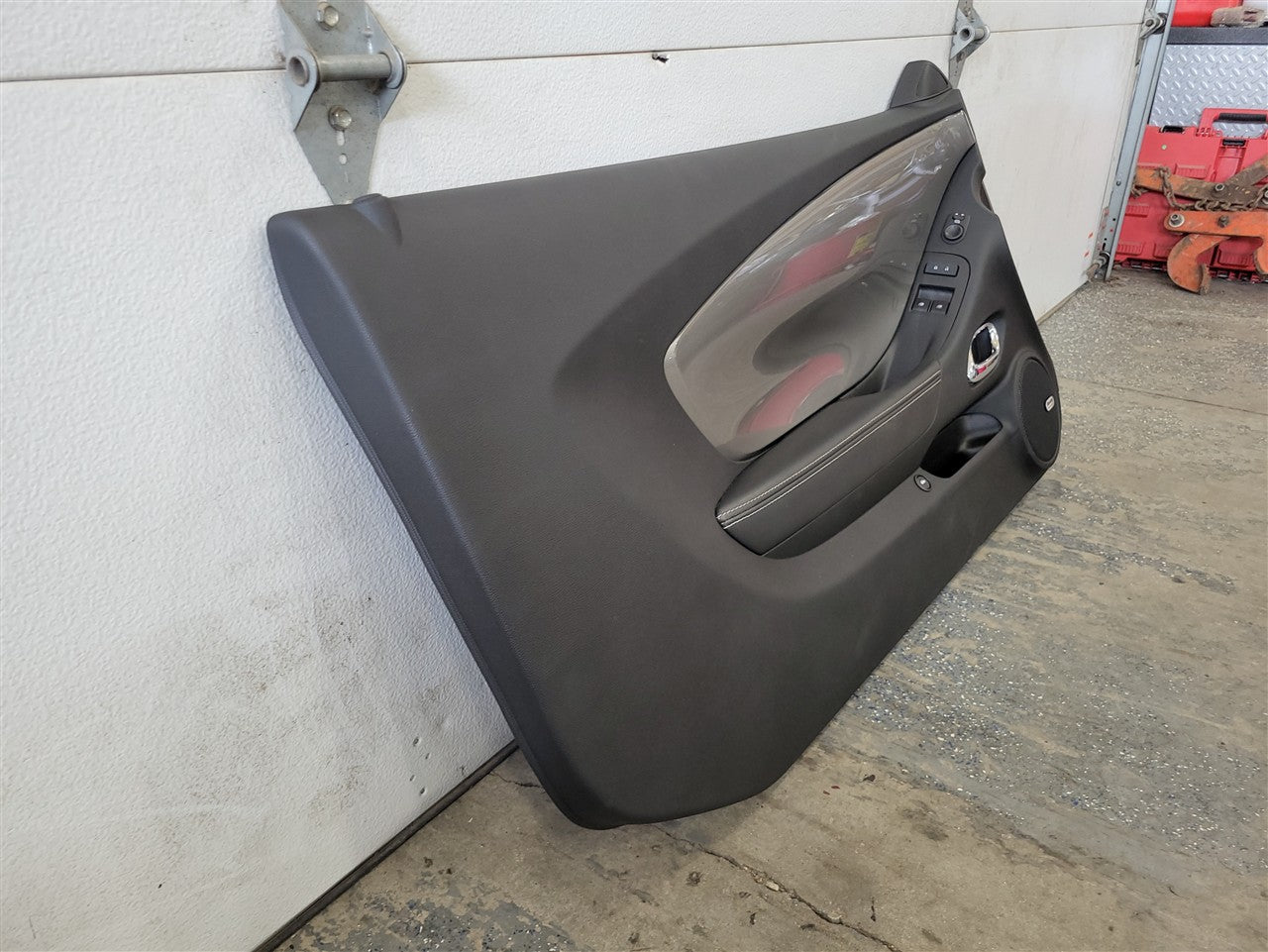 2013 CAMARO LH DRIVER DOOR PANEL TRIM SILVER ABL 33767 - image 4