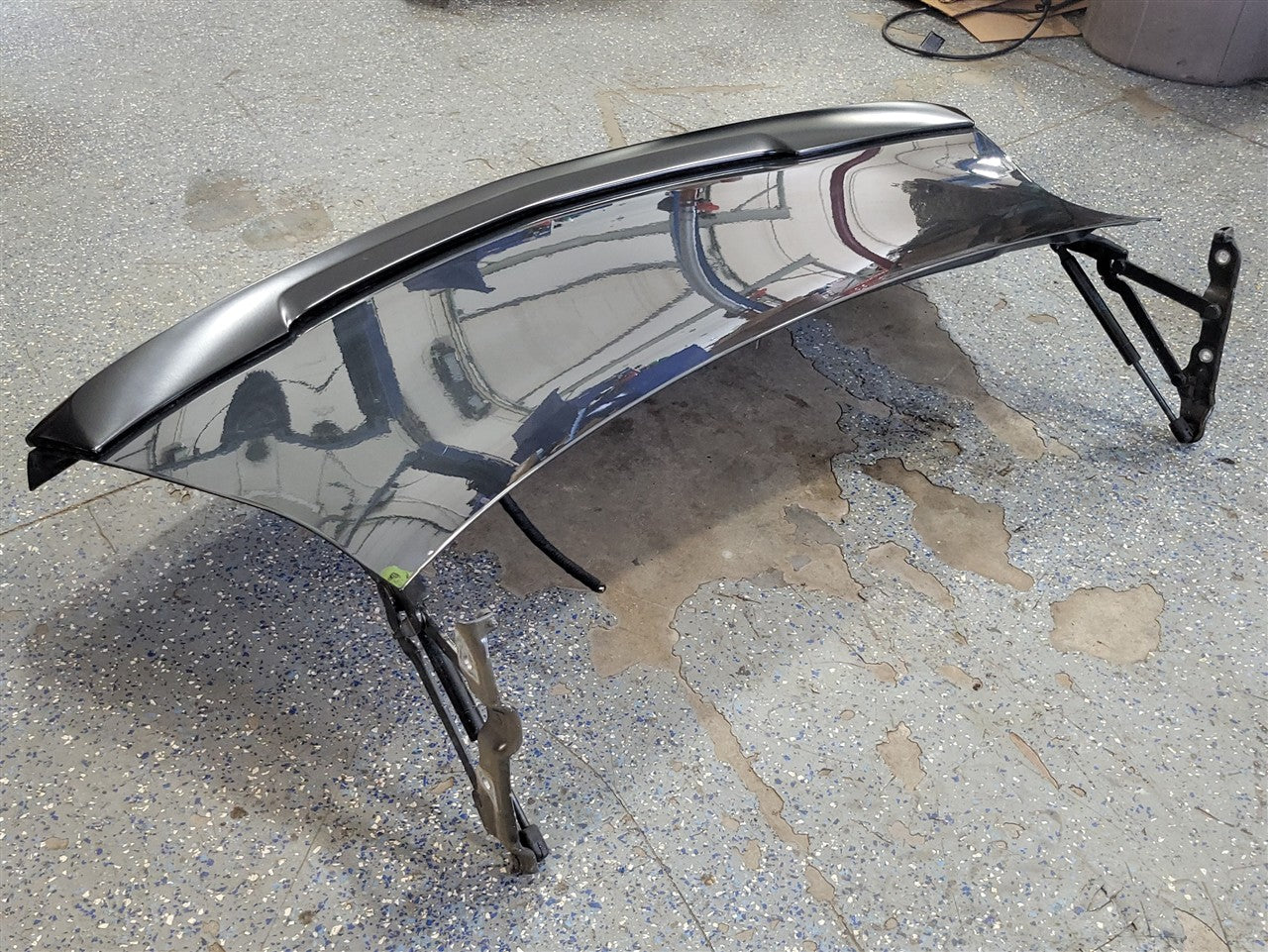 2013 CAMARO TRUNK DECKLID GRAY GLJ ZL1 SPOILER 33778 - image 4