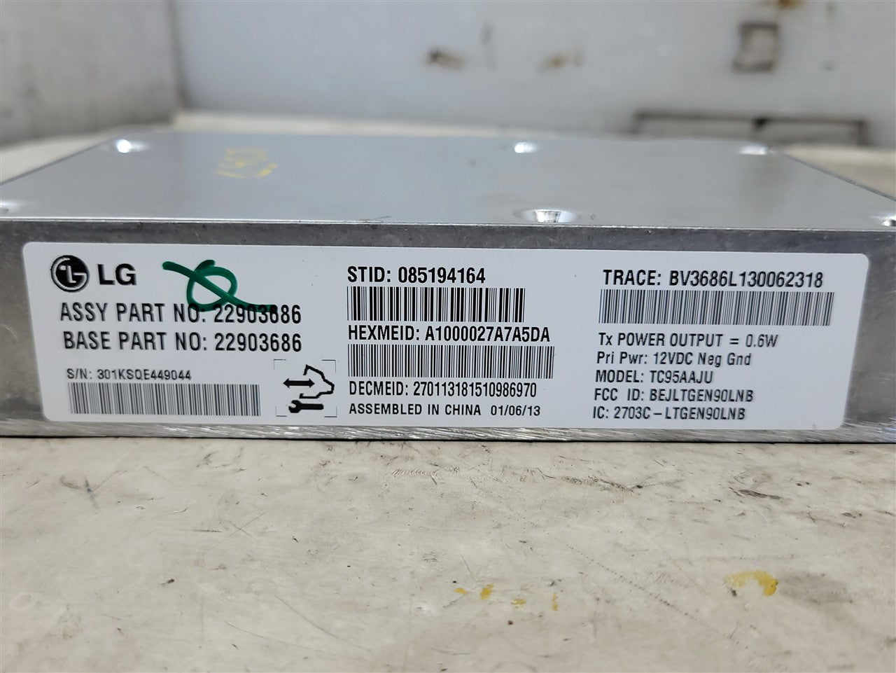 2013 CAMARO ONSTAR COMMUNICATION MODULE 22903686 33795 - image 7