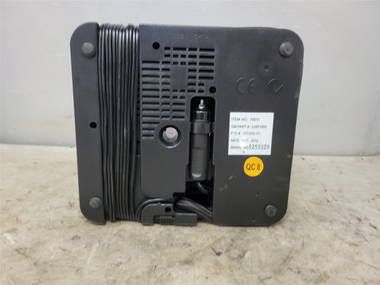 2013 CAMARO EMERGENCY TIRE INFLATOR COMPRESSOR 33846 - image 5