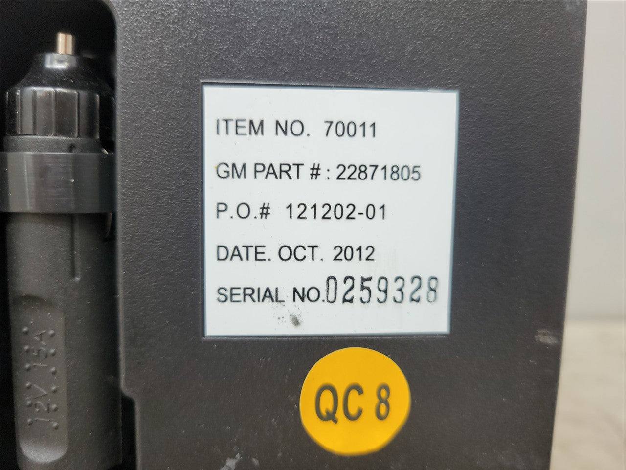 2013 CAMARO EMERGENCY TIRE INFLATOR COMPRESSOR 33846 - image 6