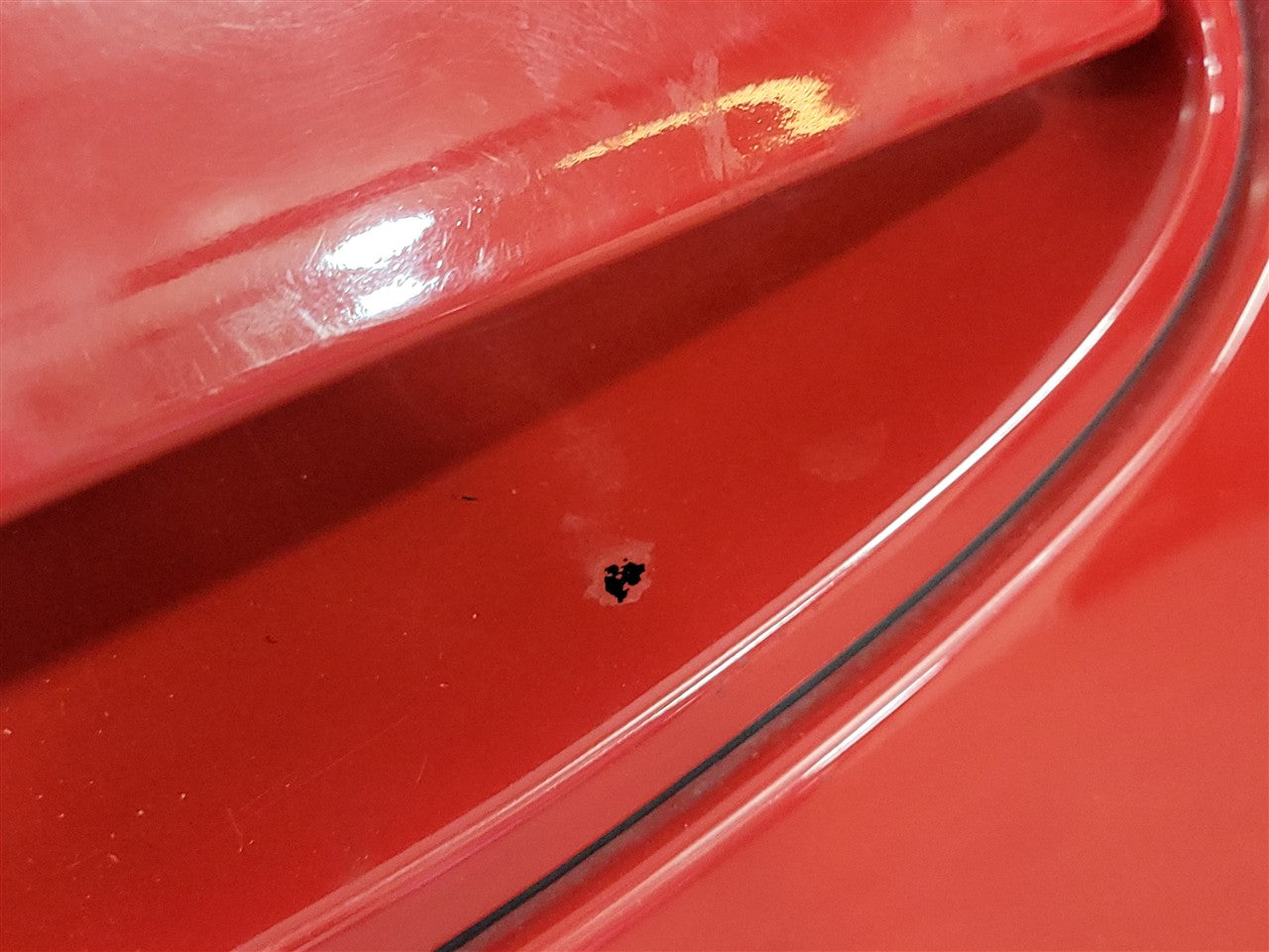 1999 CORVETTE RH PASSENGER FRONT DOOR RED 000 33890 - image 9