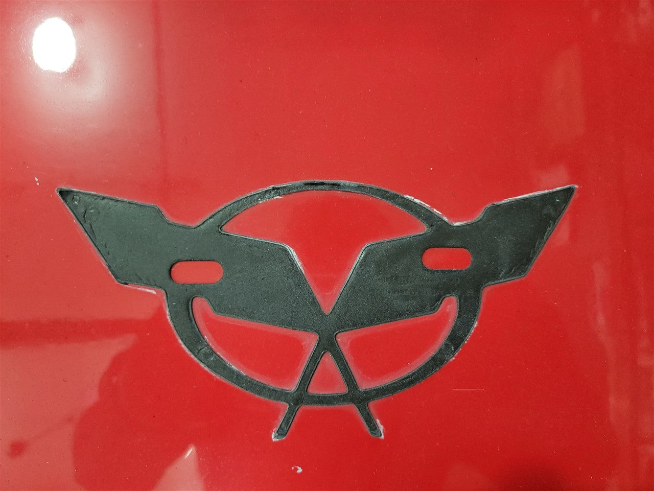 1999 CORVETTE DECKLID W/GLASS TORCH RED 70U 000 33919 - image 4
