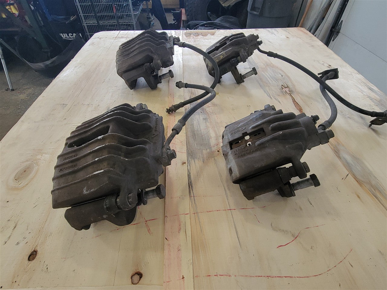 1999 CORVETTE FRONT & REAR PBR CALIPERS W/BRACKETS 33950 - image 3