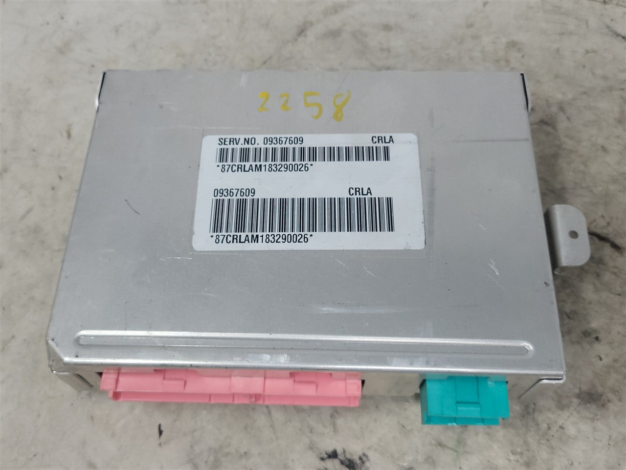 1999 CORVETTE BCM BODY CONTROL MODULE 09367609 33980 - image 1
