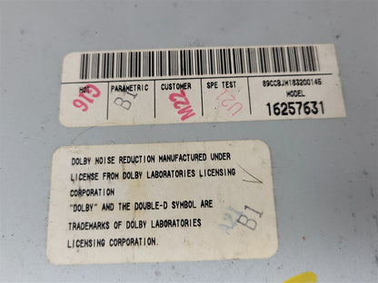 1999 CORVETTE OEM AM FM RADIO 16257631 33983 - image 10