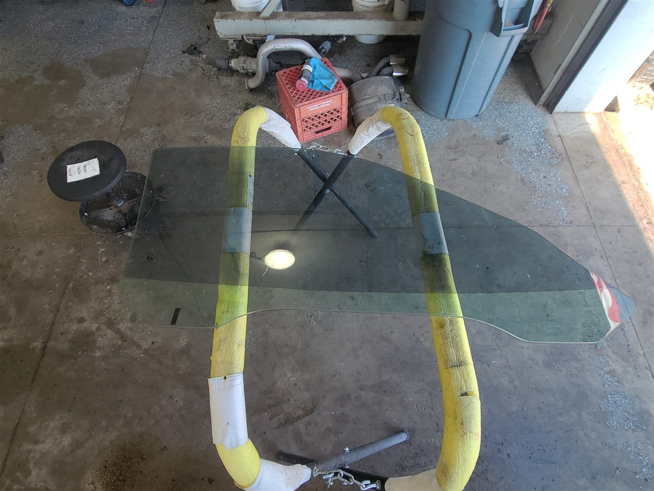 1999 CORVETTE LH DOOR GLASS TINTED 10403189 33989 - image 7
