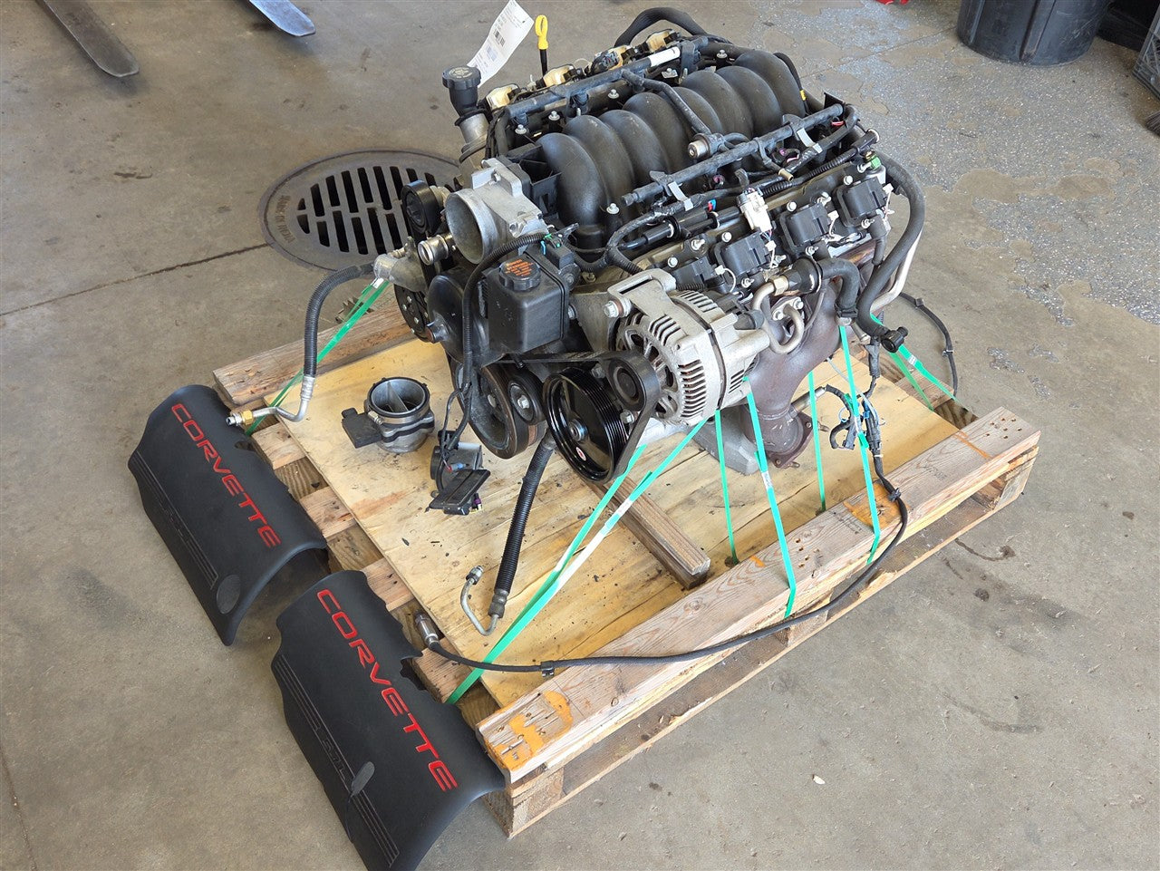 Used OEM 1999-2000 CAMARO CORVETTE FIREBIRD LS1 5 7L ENGINE WITH ECM, actual item photo 4