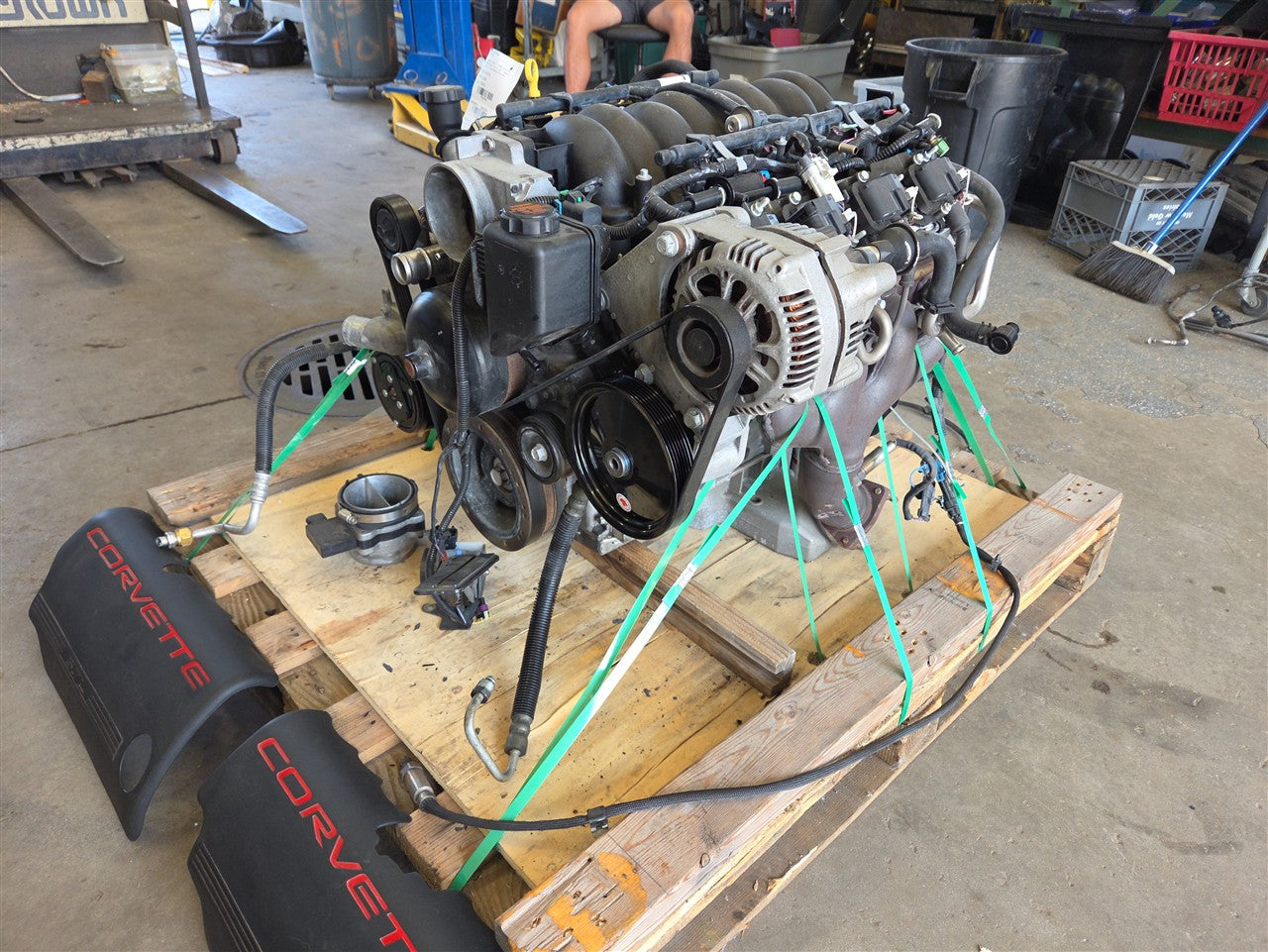 Used OEM 1999-2000 CAMARO CORVETTE FIREBIRD LS1 5 7L ENGINE WITH ECM, actual item photo 5