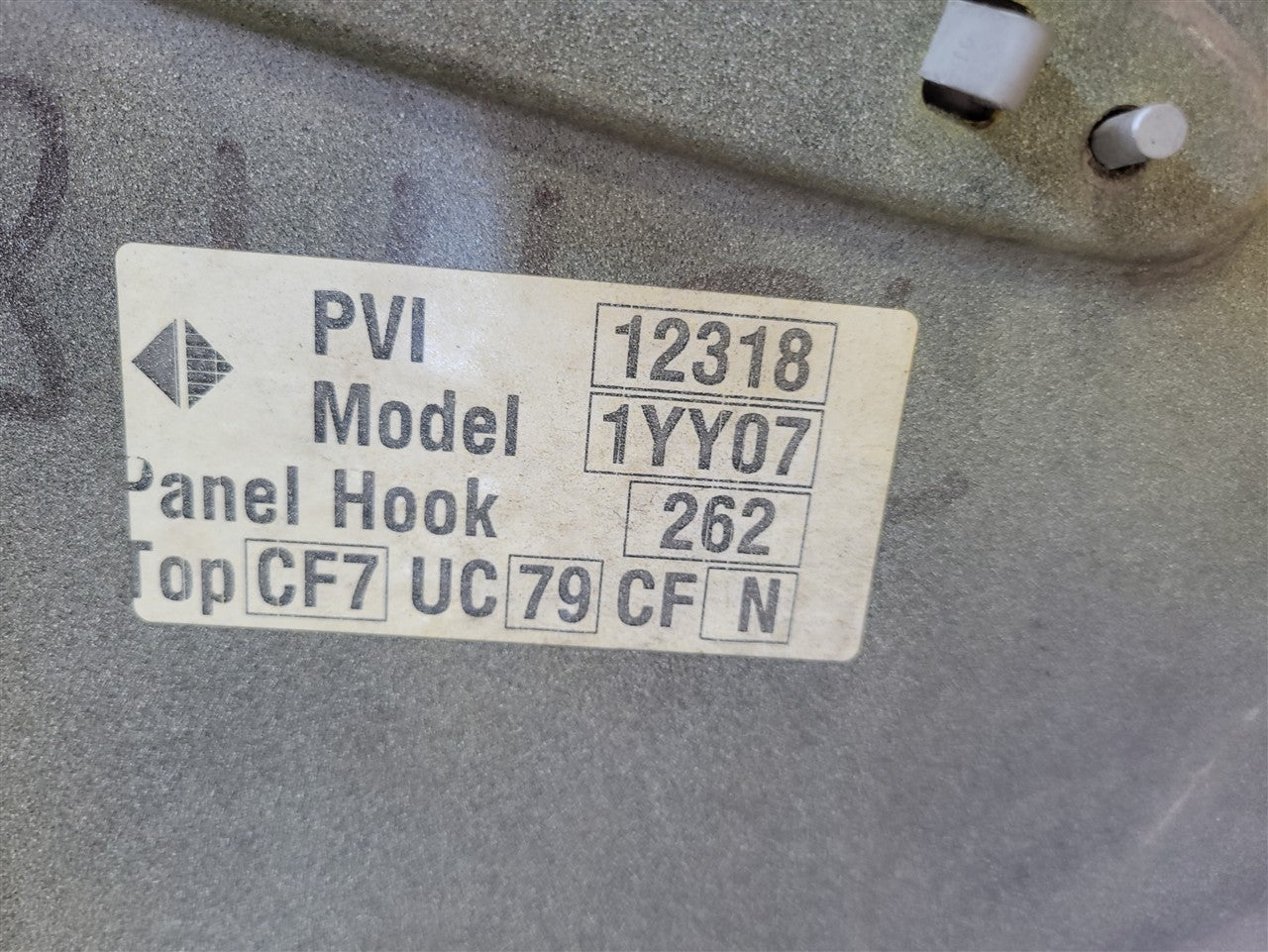 2005 CORVETTE LH DRIVER QUARTER PANEL 000 MILLENIUM YELLOW PAINT CODE 79U / 5593 34031 - image 18