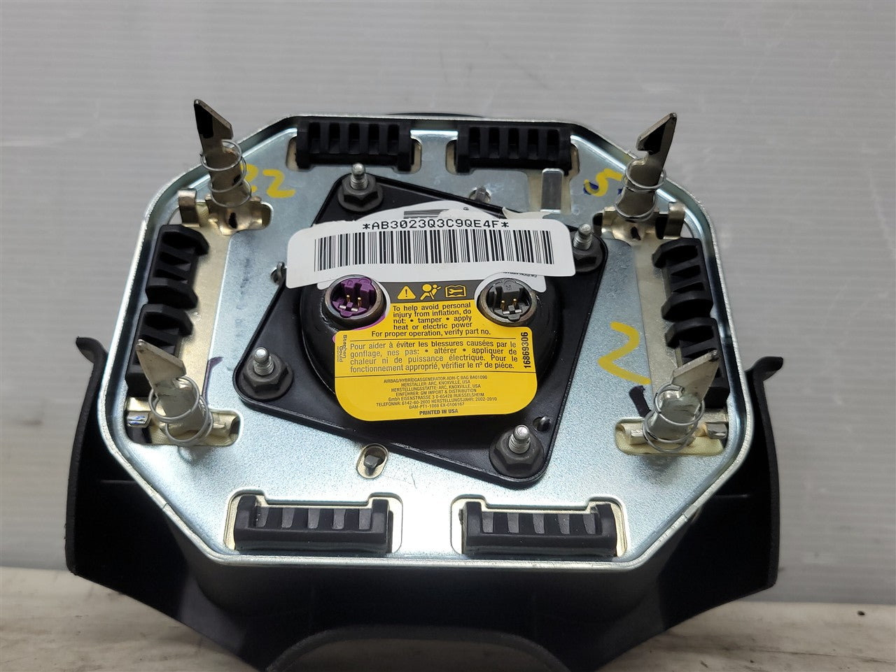 2005 CORVETTE BLACK DRIVER STEERING WHEEL BAG 15812677 34040 - image 7
