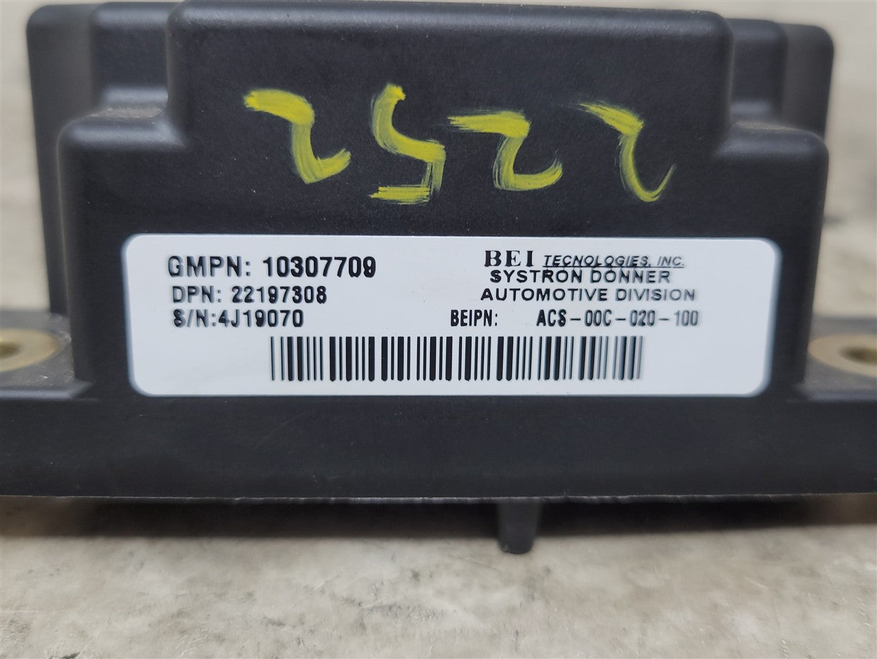 2005 CORVETTE YAW RATE STABILITY MODULE SENSOR 10307709 34045 - image 9