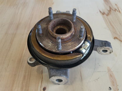2005 CORVETTE LH REAR SPINDLE WITH HUB & PARKING BRAKE 52K MI 34074 - image 4