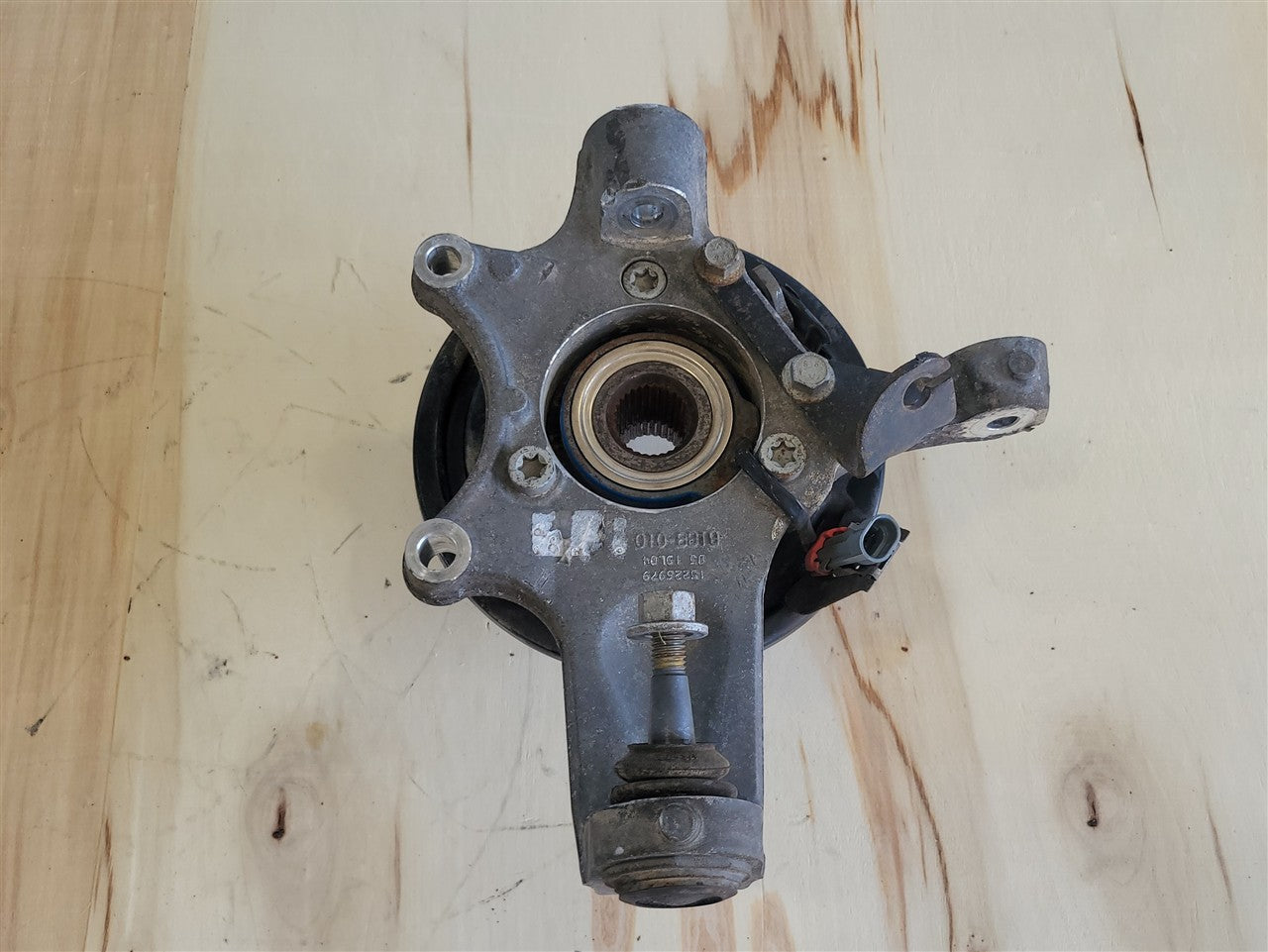 2005 CORVETTE LH REAR SPINDLE WITH HUB & PARKING BRAKE 52K MI 34074 - image 6
