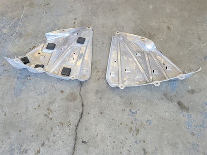 2005 CORVETTE FUEL TANK HEAT SHIELDS MOUNTING STRAPS PAIR LH RH 10438904 20794895 34085 - image 4