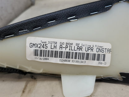 2005 CORVETTE LH DRIVER INTERIOR A PILLAR TRIM WITH ONSTAR MICROPHONE 34088 - image 13