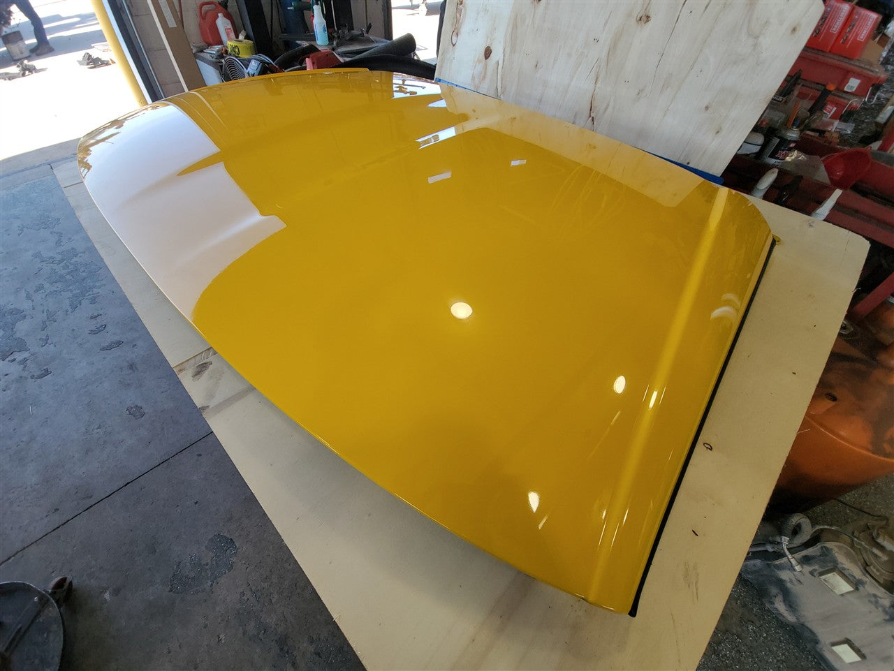 2005 CORVETTE TARGA TOP ROOF PANEL YELLOW 79U FIBERGLASS 34090 - image 3