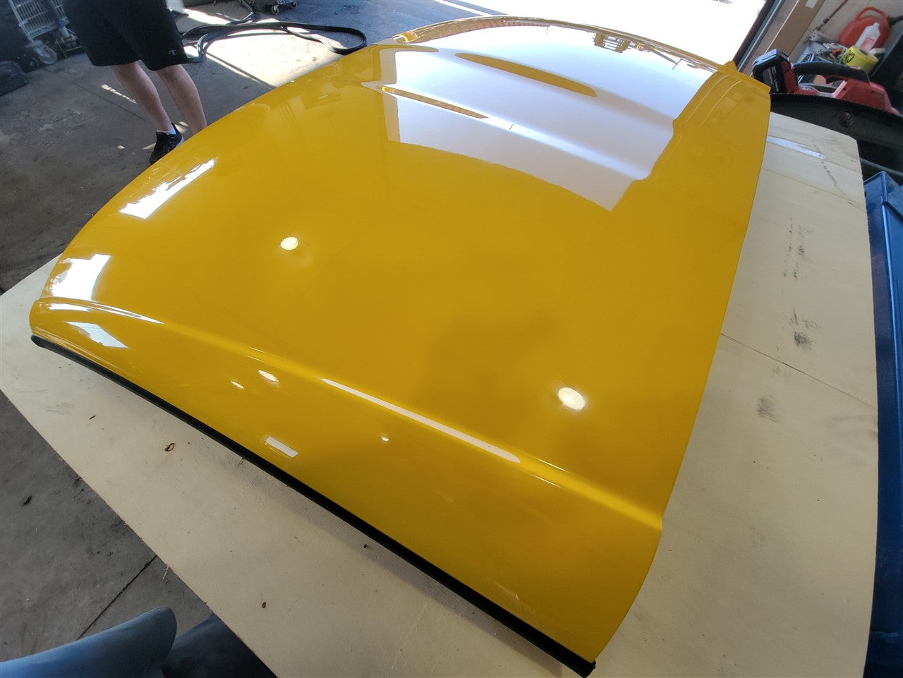 2005 CORVETTE TARGA TOP ROOF PANEL YELLOW 79U FIBERGLASS 34090 - image 5