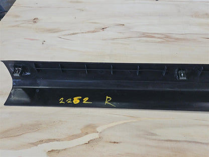 2005 CORVETTE RH PASSENGER DOOR SILL KICK PANEL BLACK 52K 34112 - image 8