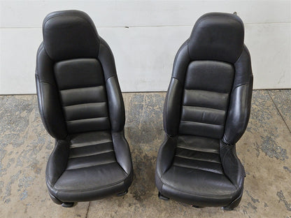 2005 CORVETTE SEATS PAIR SPORT BUCKET MEMORY AAB 52K MILES BLACK 34124 - image 1