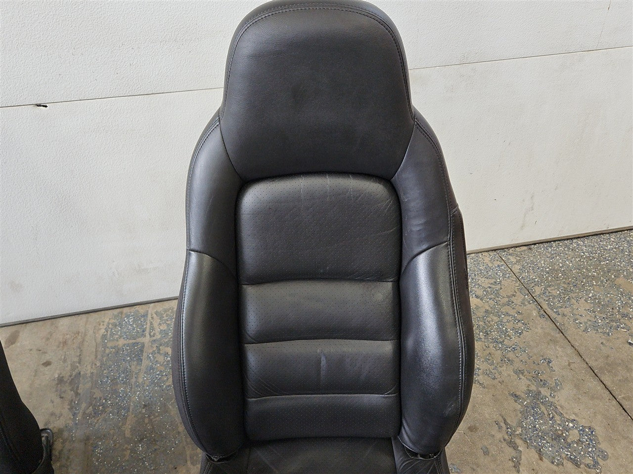 2005 CORVETTE SEATS PAIR SPORT BUCKET MEMORY AAB 52K MILES BLACK 34124 - image 6