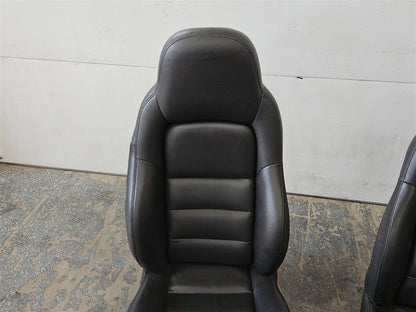 2005 CORVETTE SEATS PAIR SPORT BUCKET MEMORY AAB 52K MILES BLACK 34124 - image 9