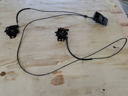 2005 CORVETTE HOOD LATCH PAIR LH RH WITH CABLES & RELEASE HANDLE 34125 - image 1