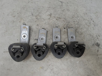 2005 CORVETTE SET OF 4 EXHAUST MUFFLER HANGERS BRACKETS WITH RUBBER ISOLATORS. 34137 - image 1
