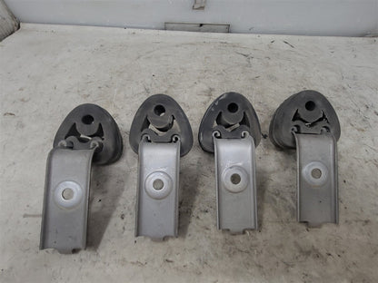2005 CORVETTE SET OF 4 EXHAUST MUFFLER HANGERS BRACKETS WITH RUBBER ISOLATORS. 34137 - image 8