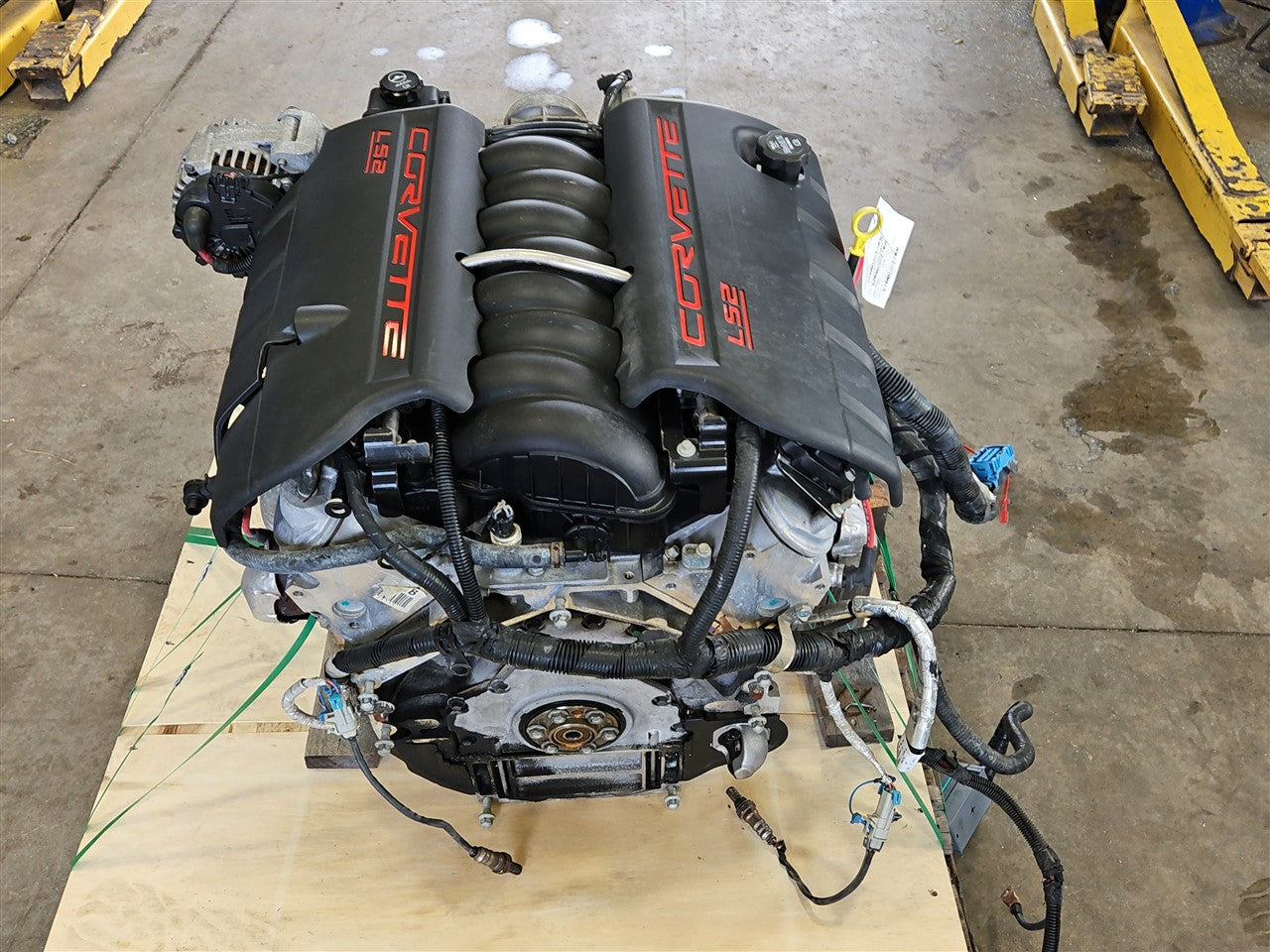 2005 CORVETTE LS2 6.0L ENGINE DROP OUT 52K W/ACCYS, WIRING, ECM, PEDAL 34141 - image 11