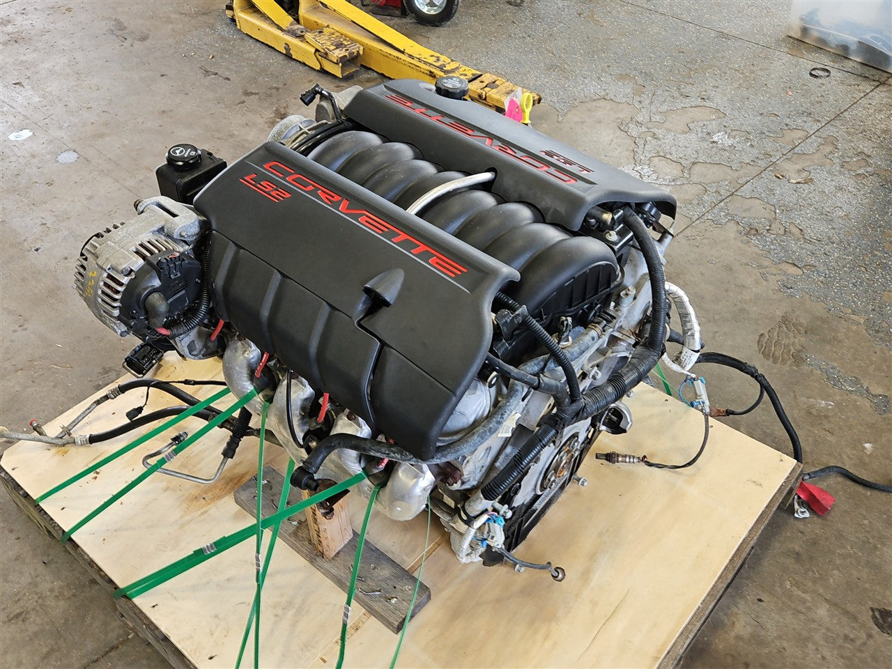 2005 CORVETTE LS2 6.0L ENGINE DROP OUT 52K W/ACCYS, WIRING, ECM, PEDAL 34141 - image 13