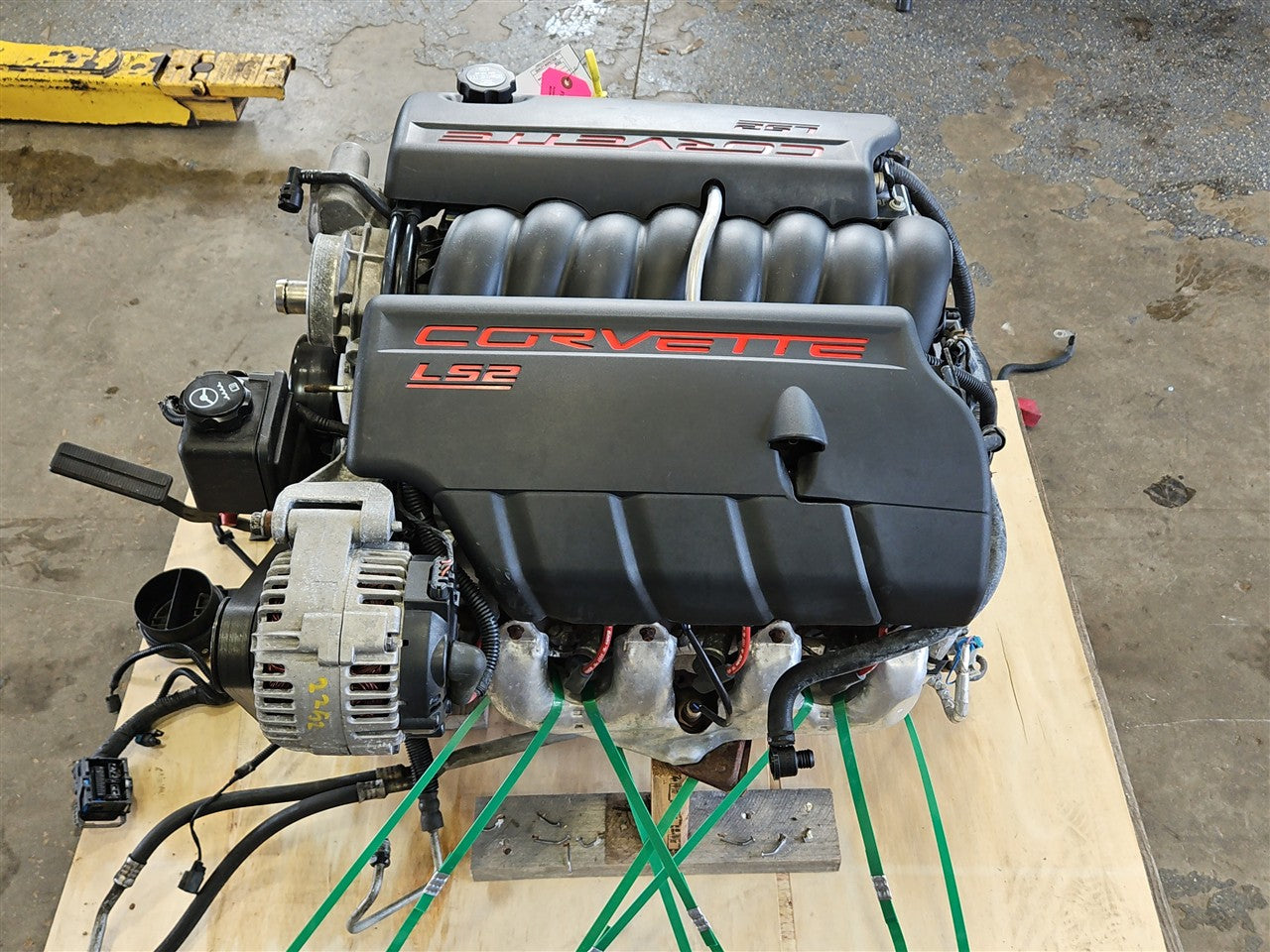 2005 CORVETTE LS2 6.0L ENGINE DROP OUT 52K W/ACCYS, WIRING, ECM, PEDAL 34141 - image 15