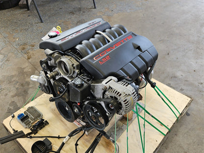 2005 CORVETTE LS2 6.0L ENGINE DROP OUT 52K W/ACCYS, WIRING, ECM, PEDAL 34141 - image 17