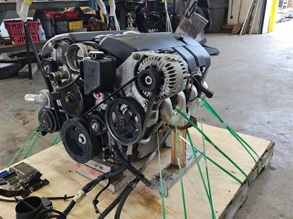 2005 CORVETTE LS2 6.0L ENGINE DROP OUT 52K W/ACCYS, WIRING, ECM, PEDAL 34141 - image 18