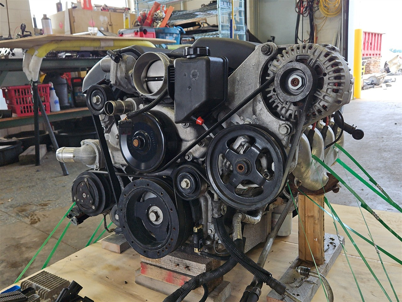 2005 CORVETTE LS2 6.0L ENGINE DROP OUT 52K W/ACCYS, WIRING, ECM, PEDAL 34141 - image 20