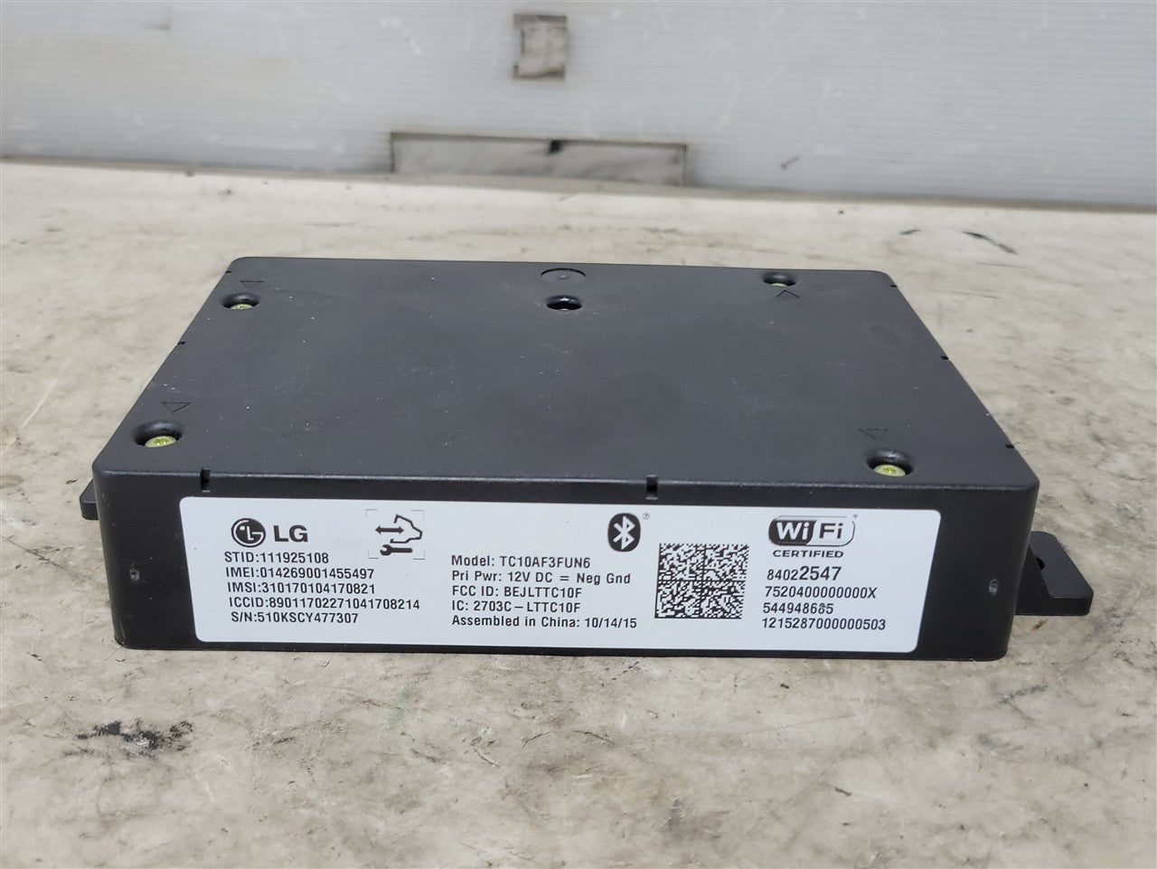 2016 CAMARO ONSTAR COMMUNICATION MODULE 84022547 34156 - image 6