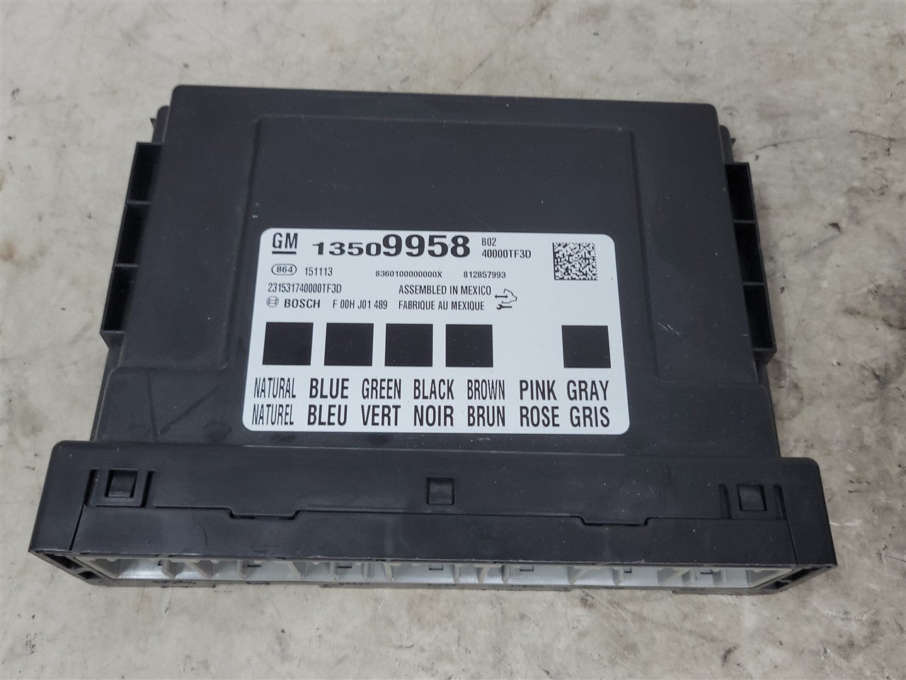 2016 CAMARO 13509958 BCM BODY CONTROL MODULE 34157 - image 1