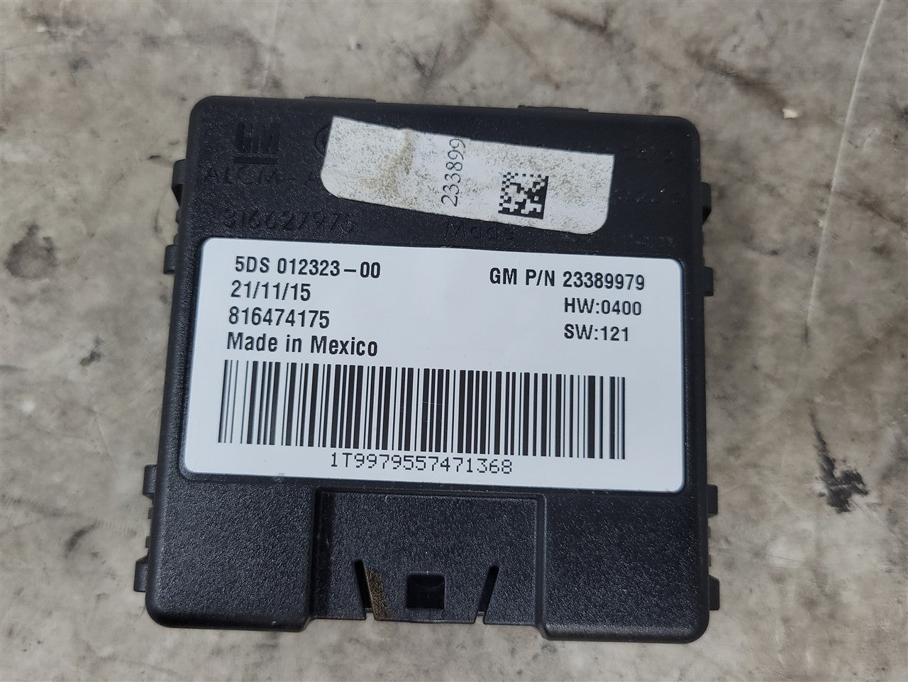 2016 CAMARO ABL AMBIENT LIGHTING MODULE 23389979 34158 - image 1