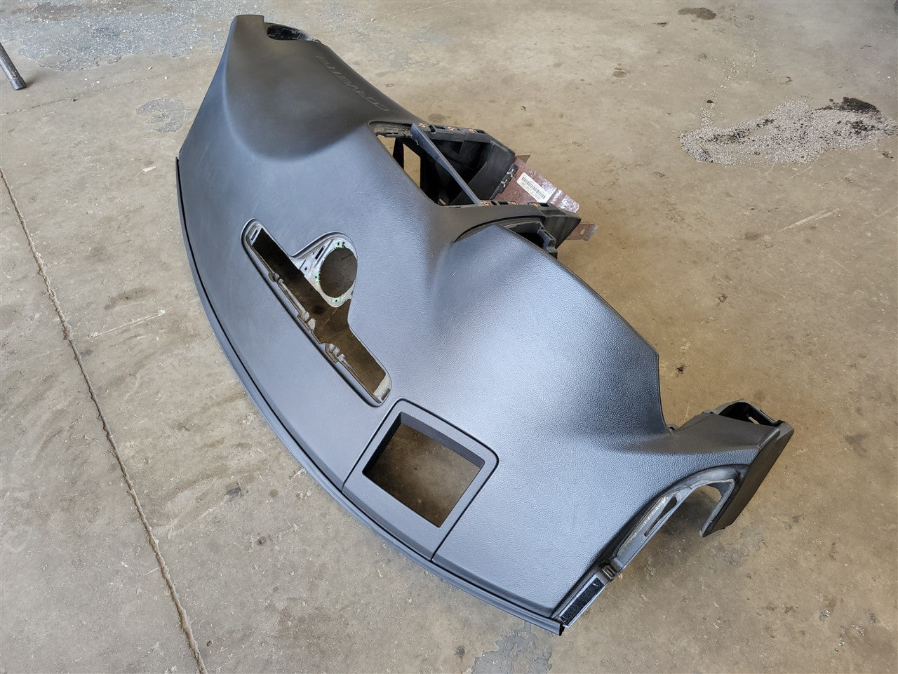2005 CORVETTE CORVETTE DASH DASHBOARD BLACK W/HUD CUTOUT 15227349 34174 - image 7