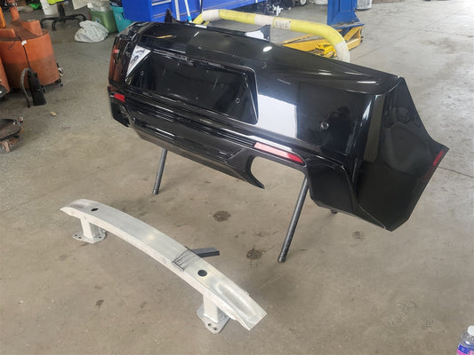 2016 CAMARO SS REAR BUMPER QUAD OUTLET BLACK GBA 4S1 34197 - image 2
