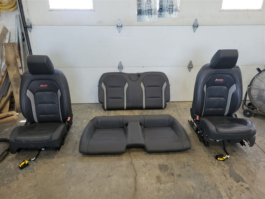 2016 CAMARO FRONT & REAR LEATHER SEATS 34236 - image 1