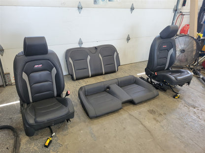 2016 CAMARO FRONT & REAR LEATHER SEATS 34236 - image 3